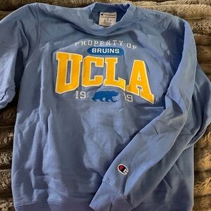 Champion Light Blue UCLA Crewneck Sweater